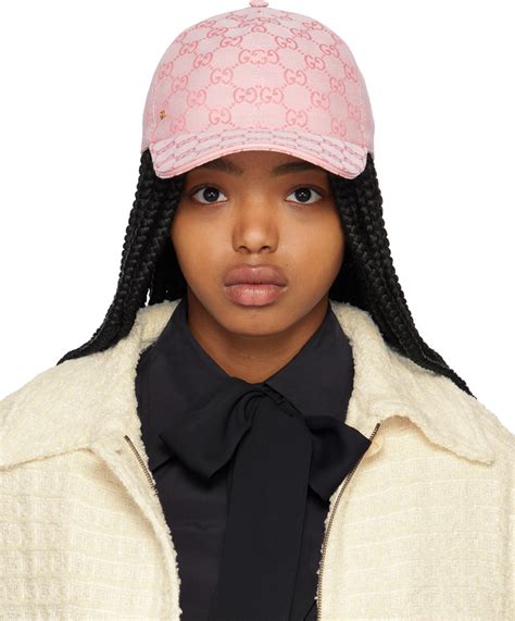 gucci cap pink|gucci women's cap.